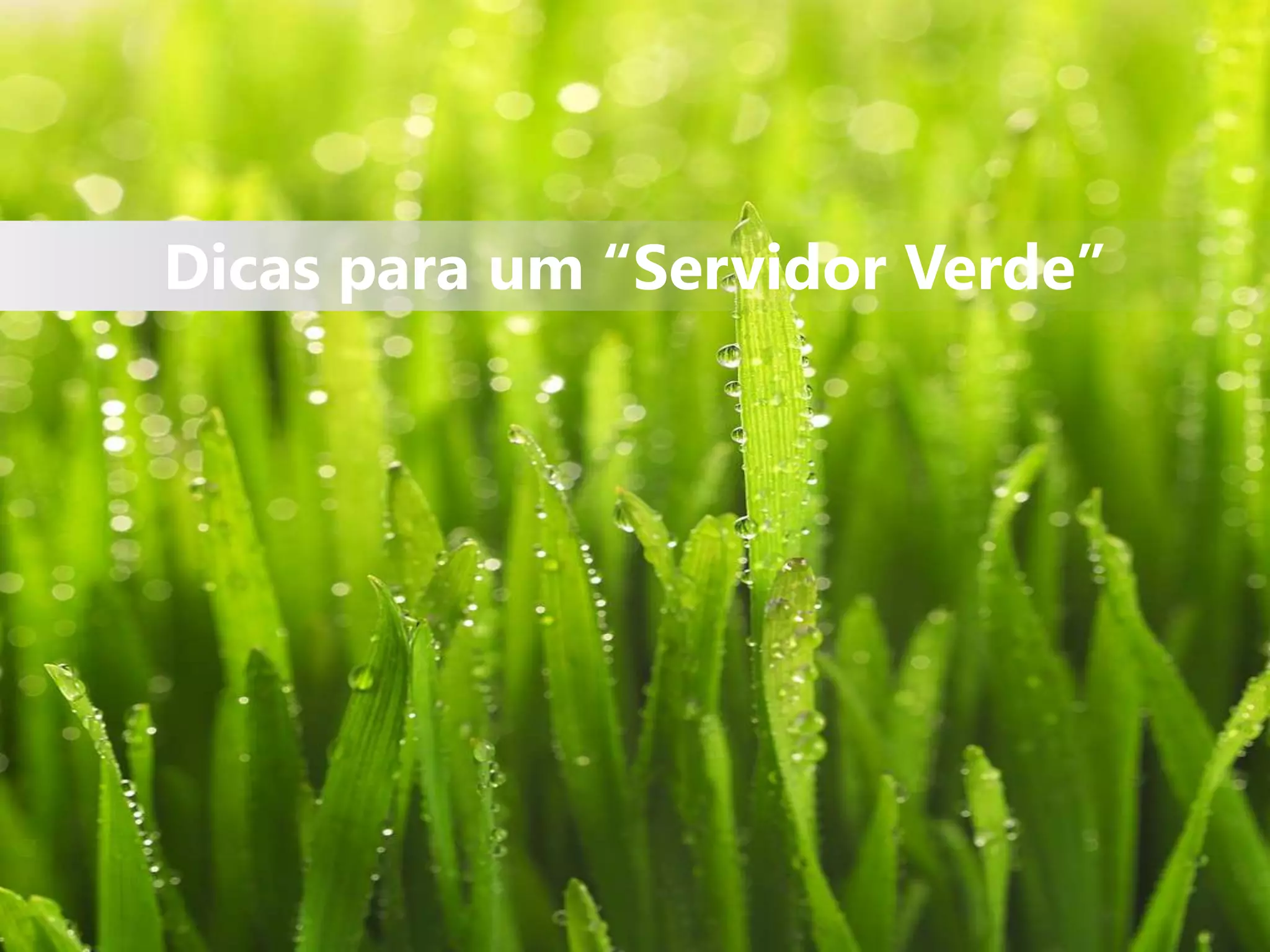 Monitoring and Managing