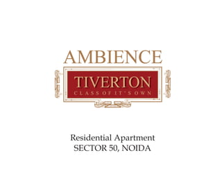Residential Apartment
SECTOR 50, NOIDA
Call : +919540066656
 