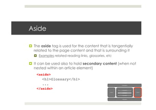 HTML5 - An introduction | PDF