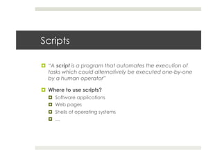 Client side scripting | PDF