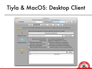 Tiyla & MacOS: Desktop Client




51
 