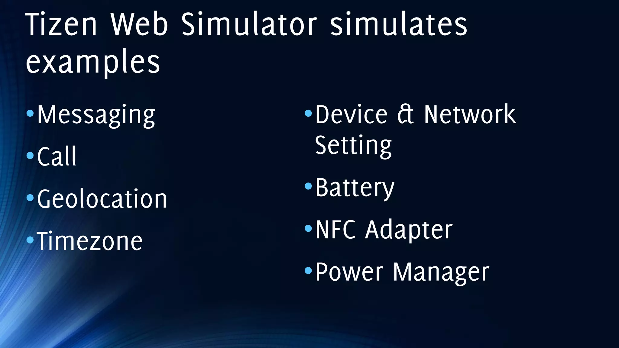 • •
•
• •
• •
•