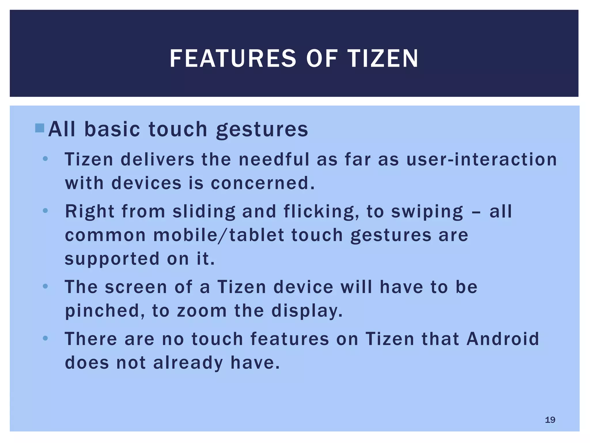 Tizen Operating System For Mobiles | PPTX | Operating Systems ...