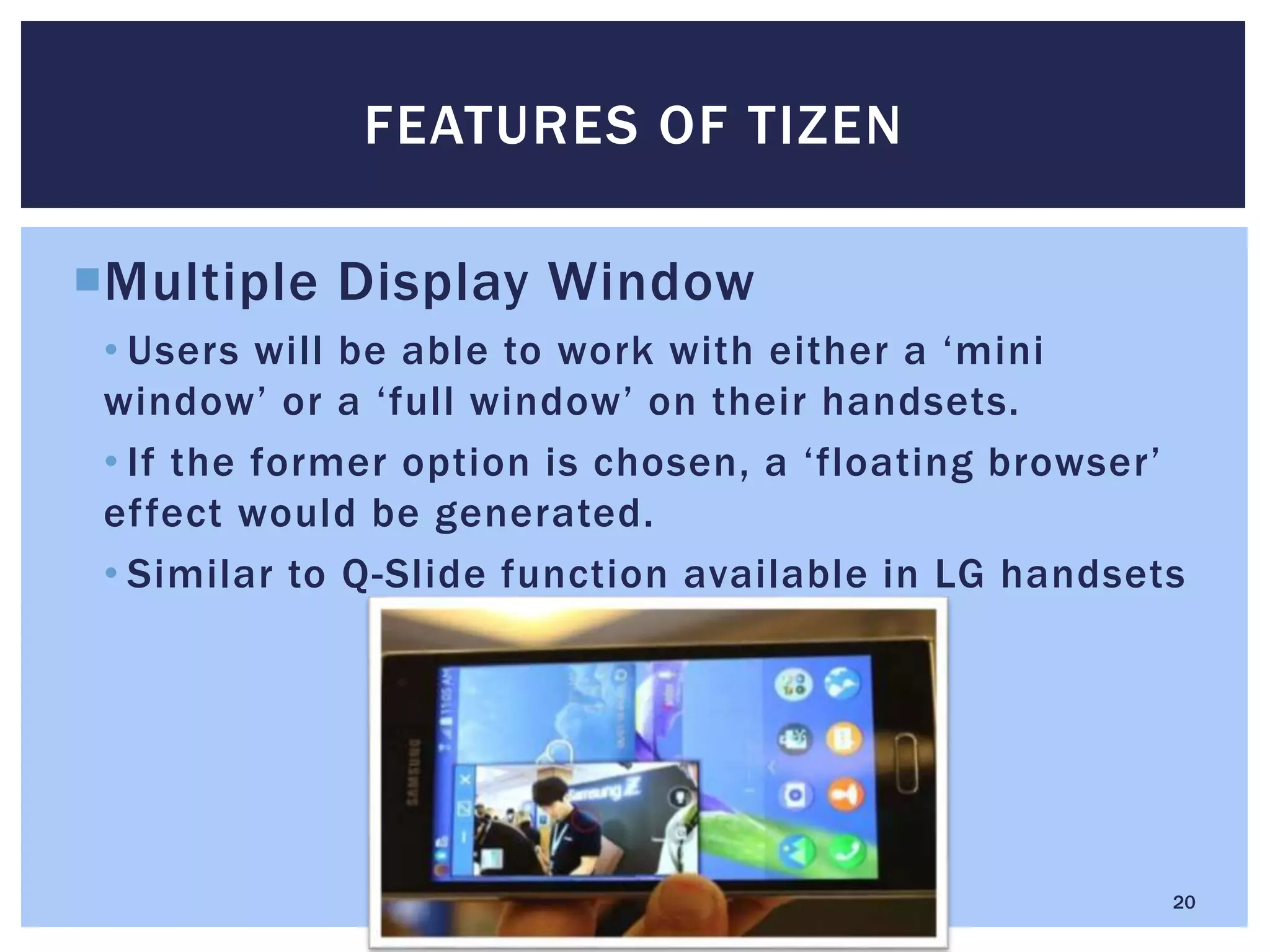 Tizen Operating System For Mobiles | PPT