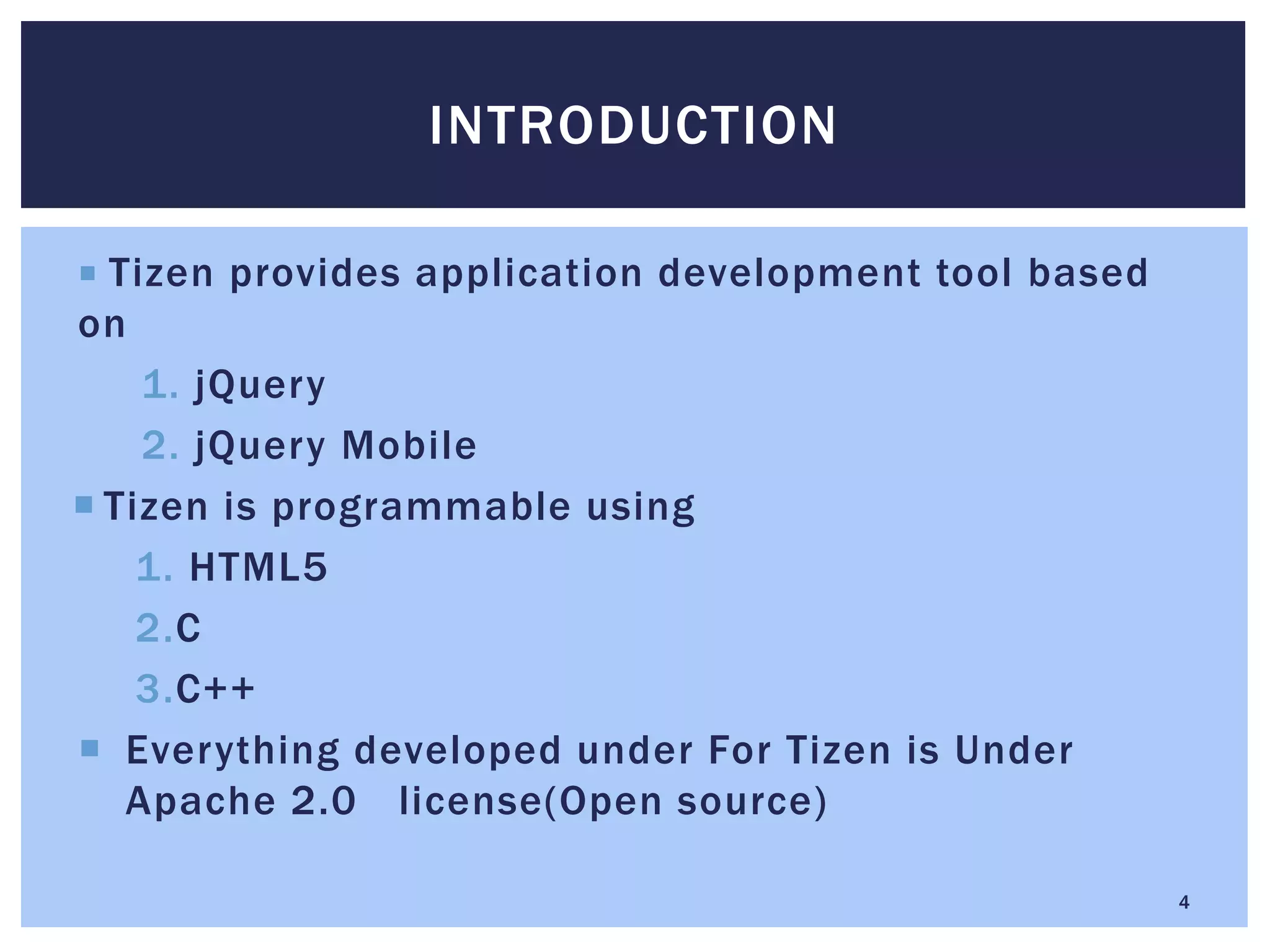 Tizen Operating System For Mobiles | PPT