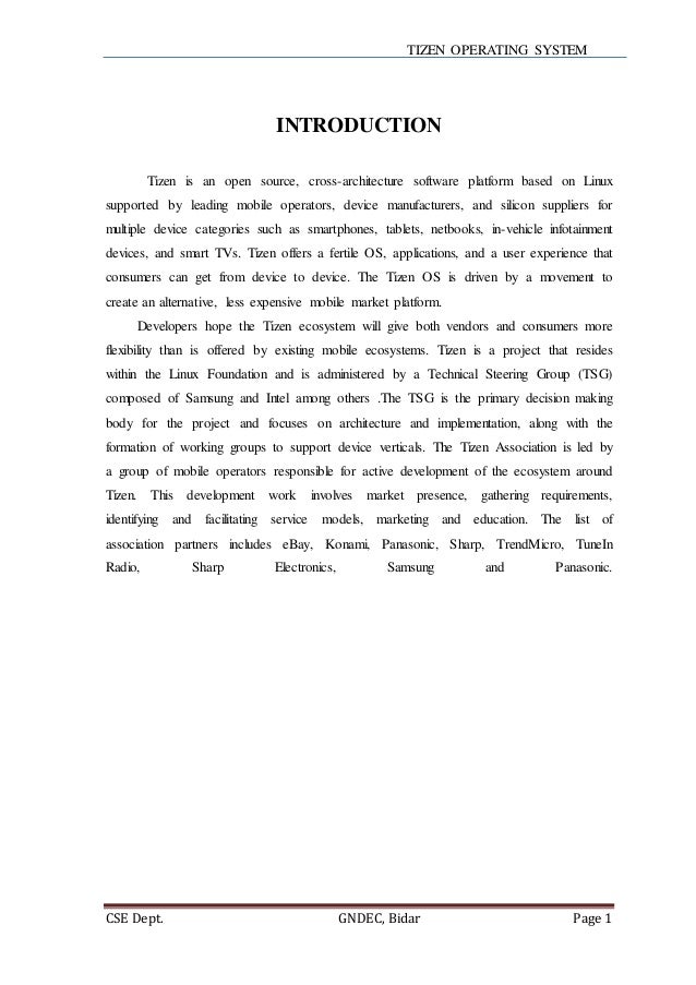 Paper presentation on operating system