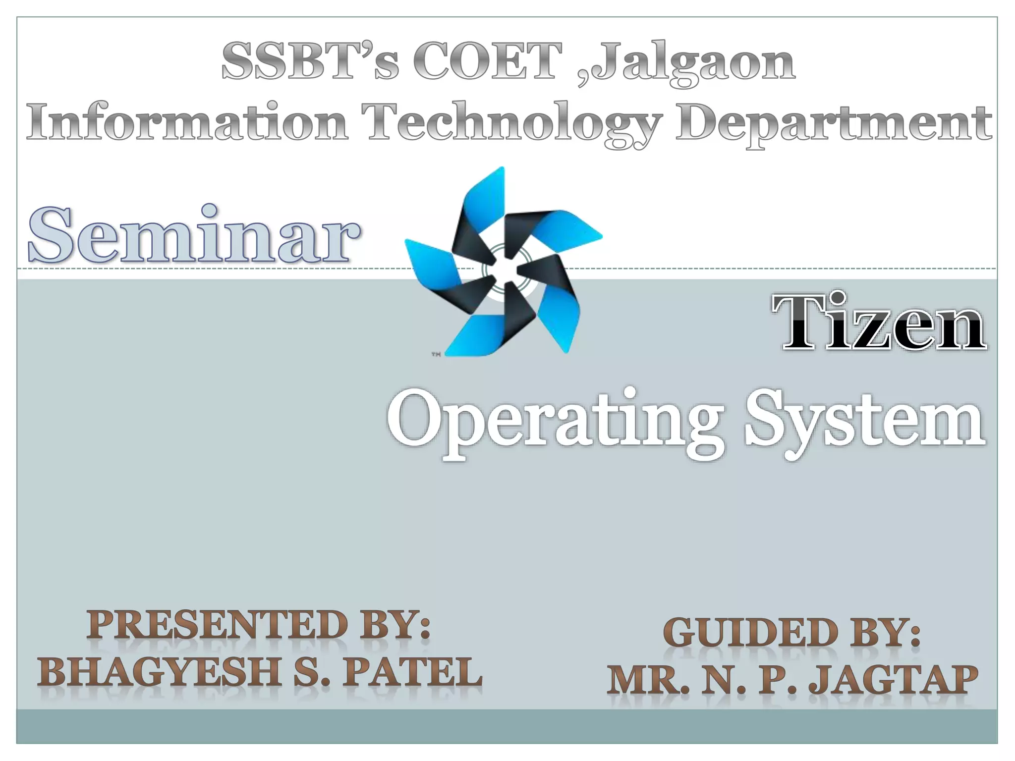 Tizen Operating System | PPT