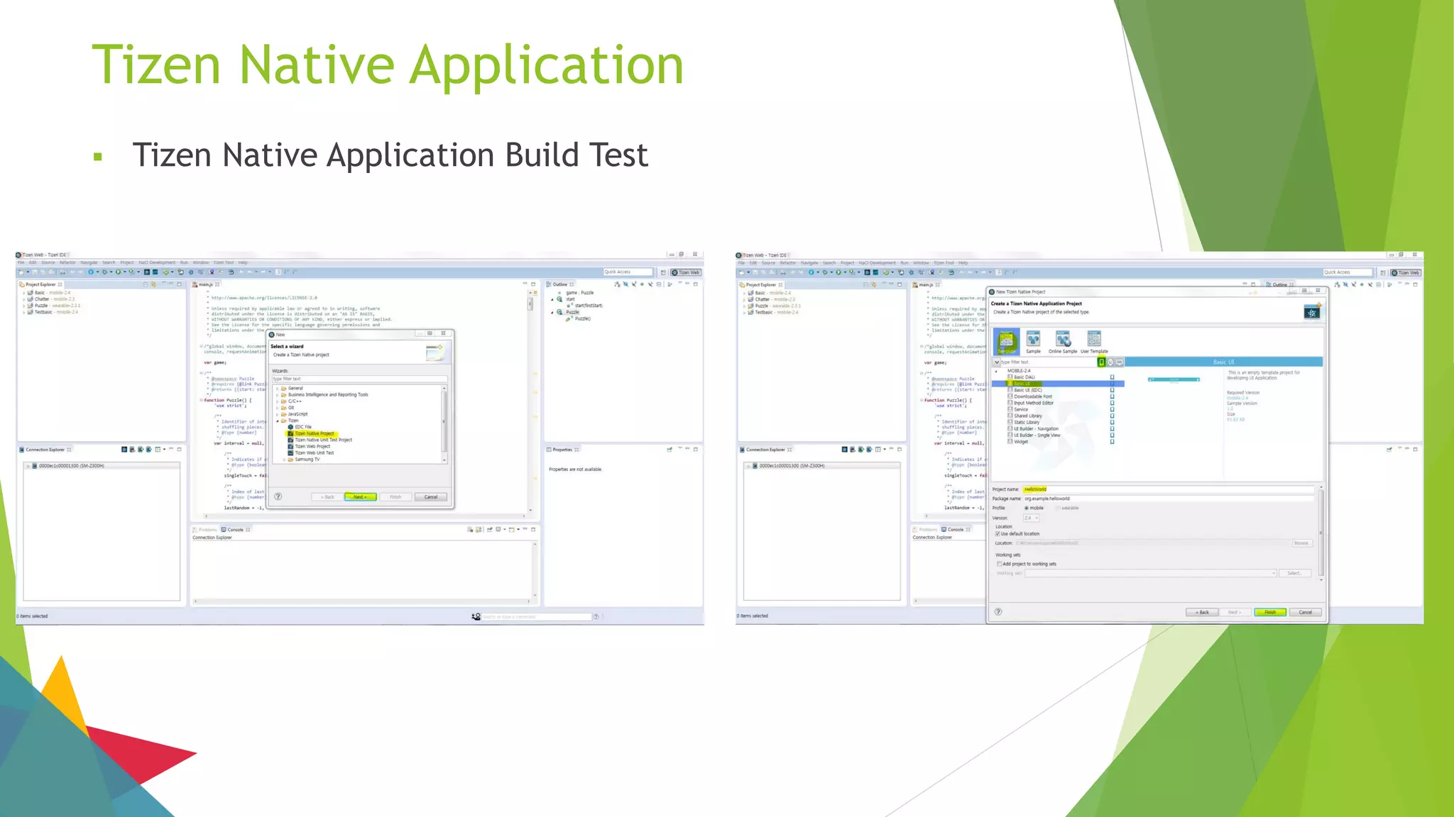 Tizen Native Application
 Tizen Native Application Build Test
 