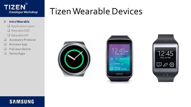 tizen based wearable