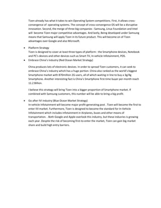 Analysis on Tizen Operating System | PDF