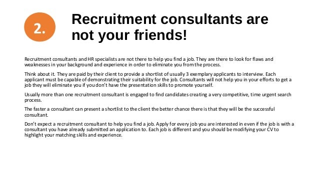 tips on getting a job