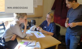 >

MIN ARBEIDSDAG

Åsne Kydland, Marit Støylen og Emilie Strømmen Olsen | 24.10.13

 
