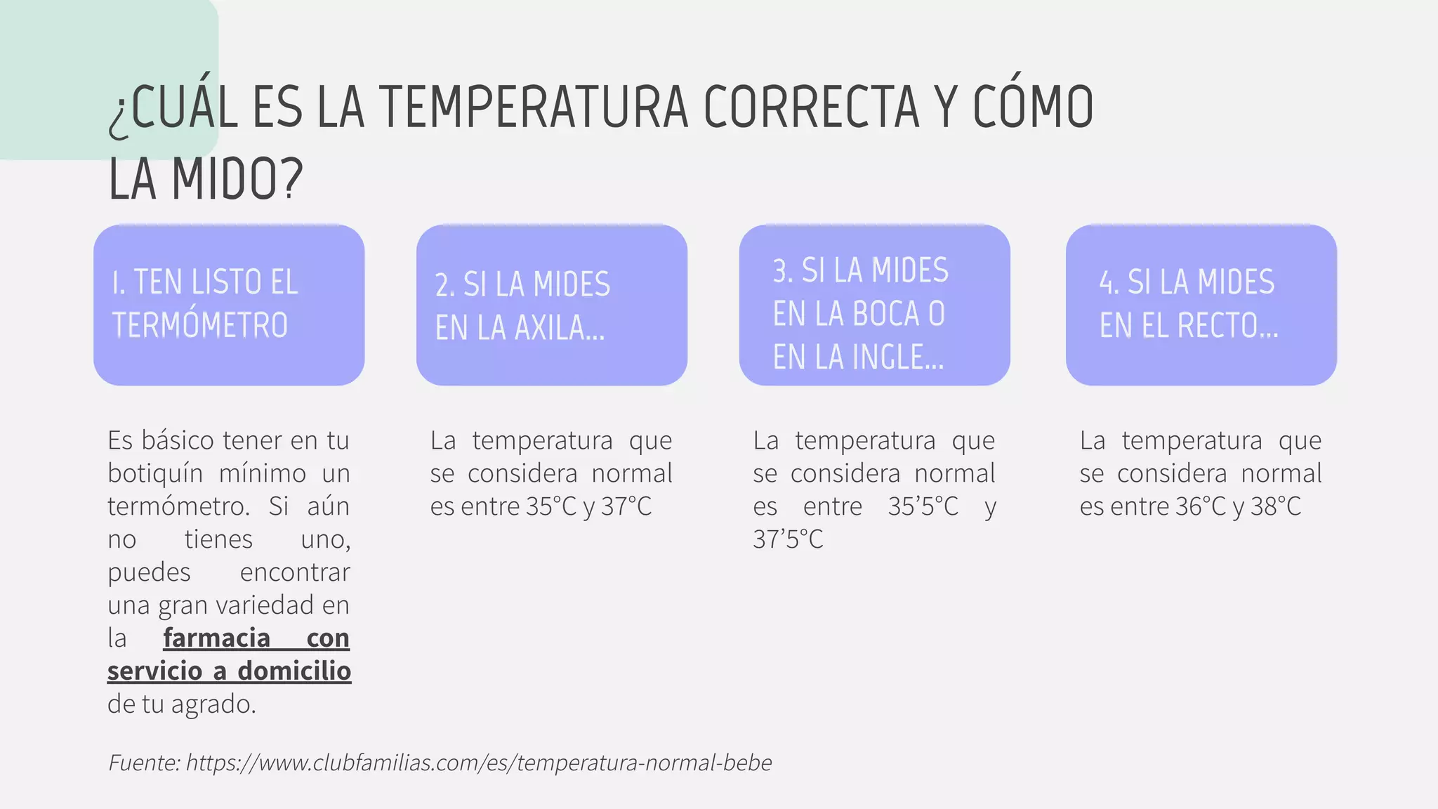 Temperatura normal de un bebé | PDF