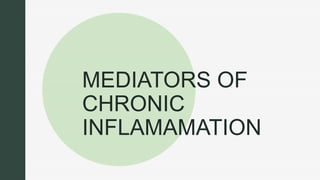 z
z
MEDIATORS OF
CHRONIC
INFLAMAMATION
 