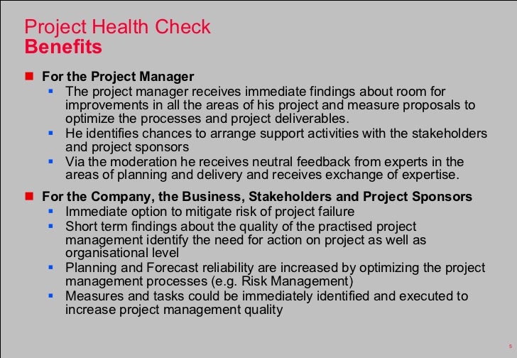Project Health Checks