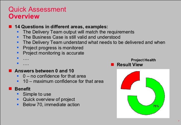 Project Health Checks