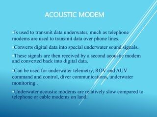 Acoustic Communication | PPTX