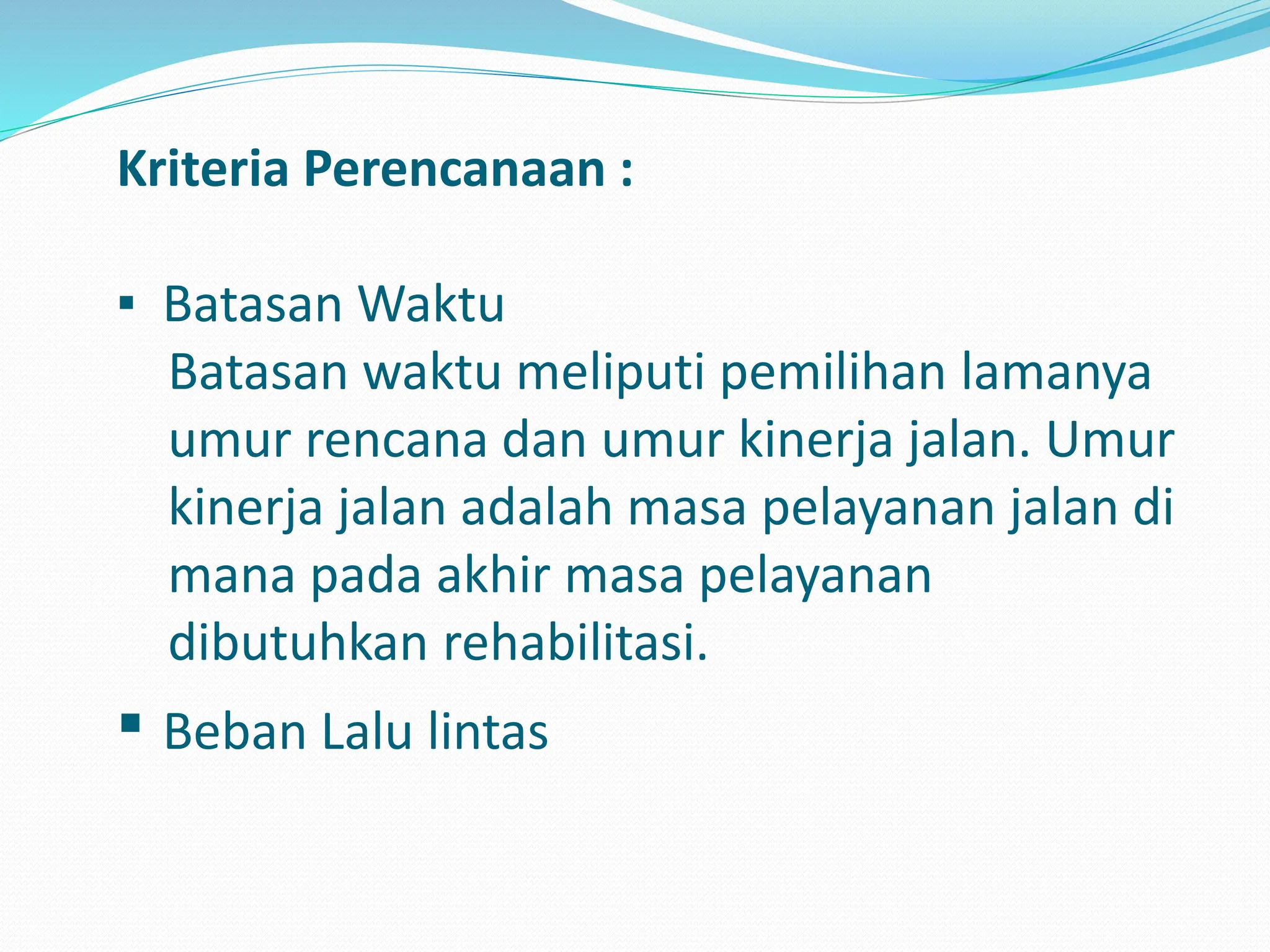 TJR II - Metode AASHTO Perkerasan Jalan. | PPTX