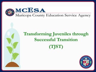 Transforming Juveniles through
     Successful Transition
           (TJST)
 