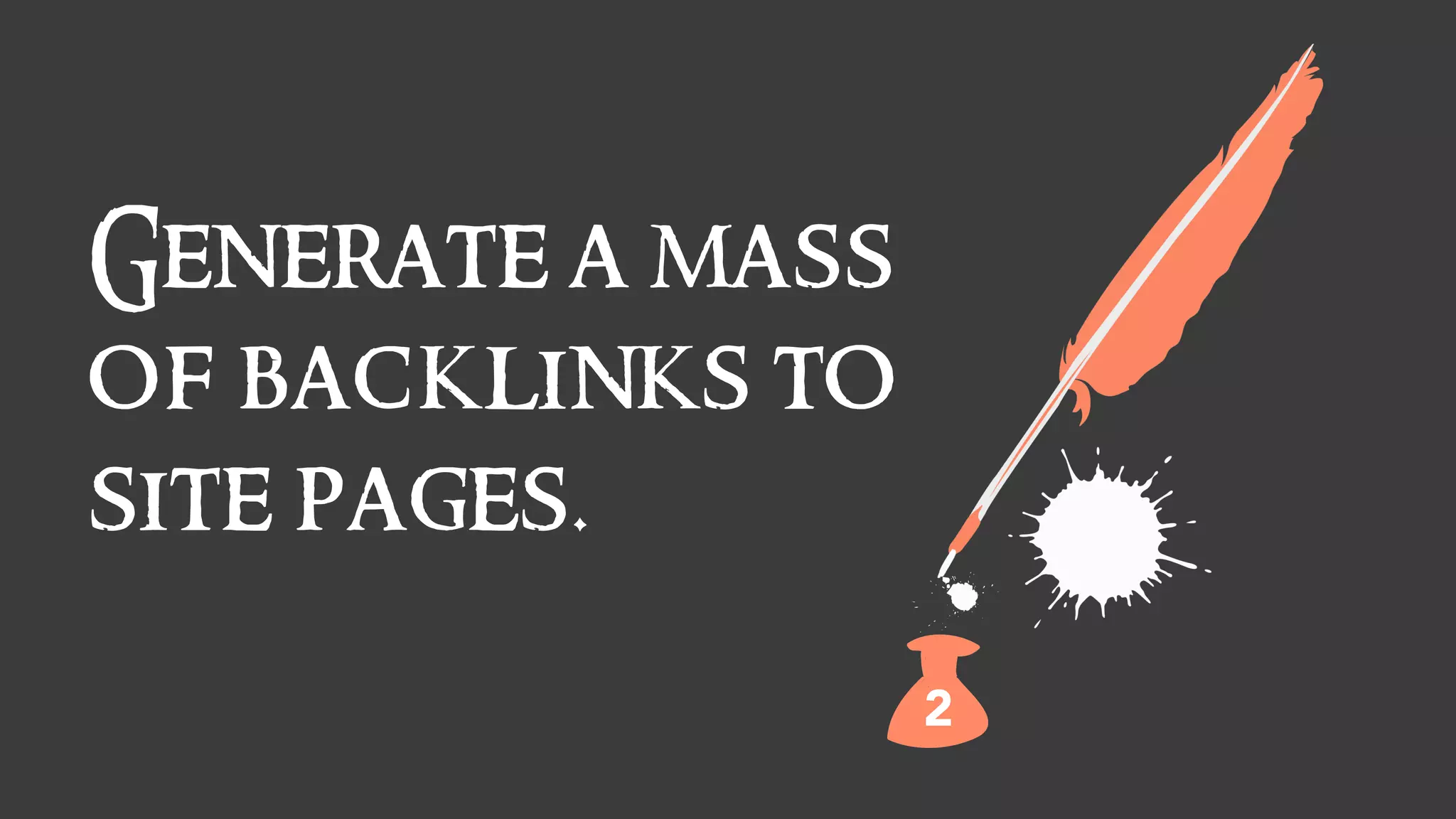 We found that the more links we included on
a page pointing to related, external content,
the higher we ranked.
# EXTERNAL LINKS
SERPIMRESSIONS
 