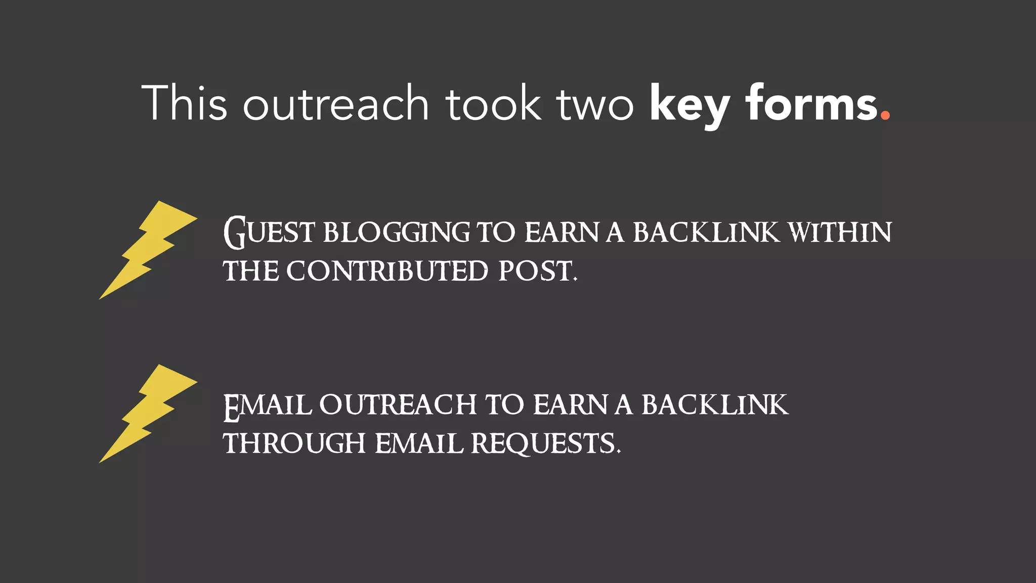 Generate a mass
of backlinks to
site pages.
2
 