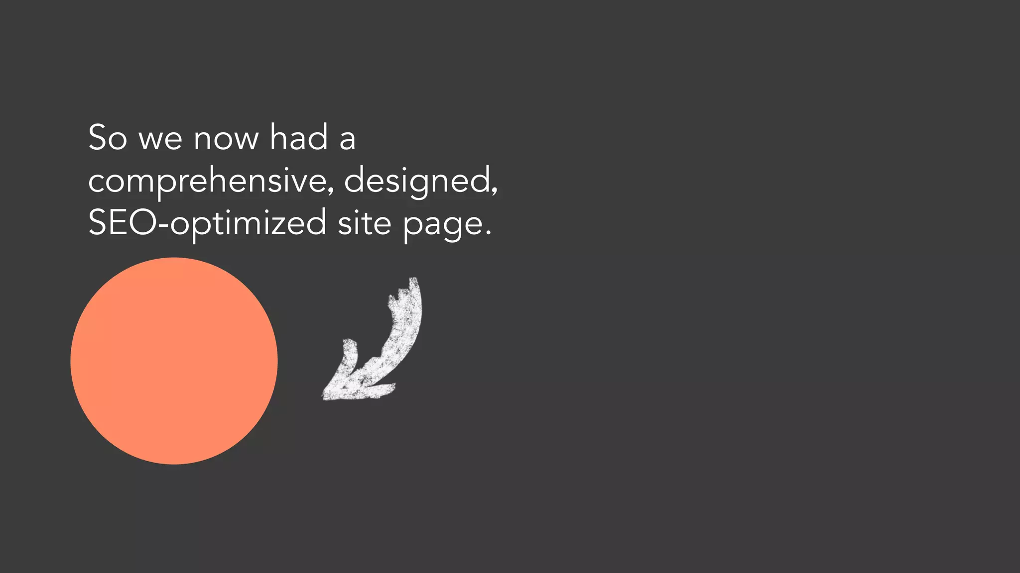 Long-tail keywords are
building the mountain
that lifts Site Pages to the
top of Mount SERP.
Finding
V
 