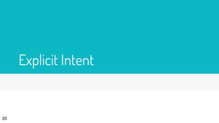 Explicit Intent
20
 