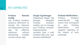 Firebase Audiences Tk2323 lecture 8 firebase | PPTX
