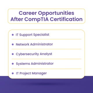 Build a successful IT career with CompTIA certifications! | PDF