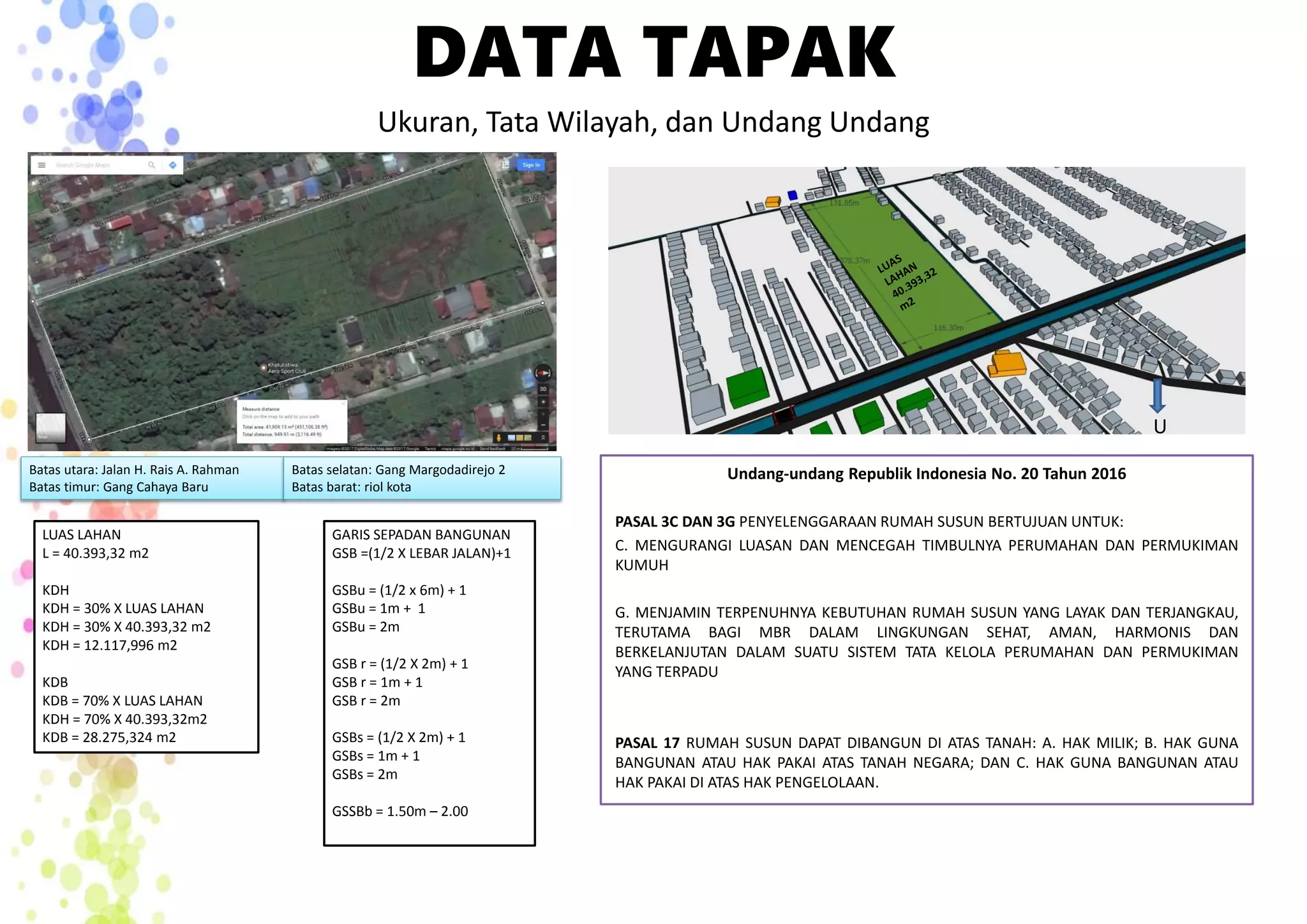 STUDIO PERANCANGAN ARSITEKTUR BANGUNAN TINGGI (APARTEMEN) 2017 / 2018 ...