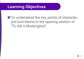 To Kill a Mockingbird - 9HE | PPT