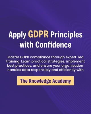 7 GDPR Principles You Need to Master in 2026 | PDF