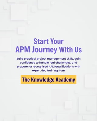 How APM Prepares You for Real Project Challenges | PDF