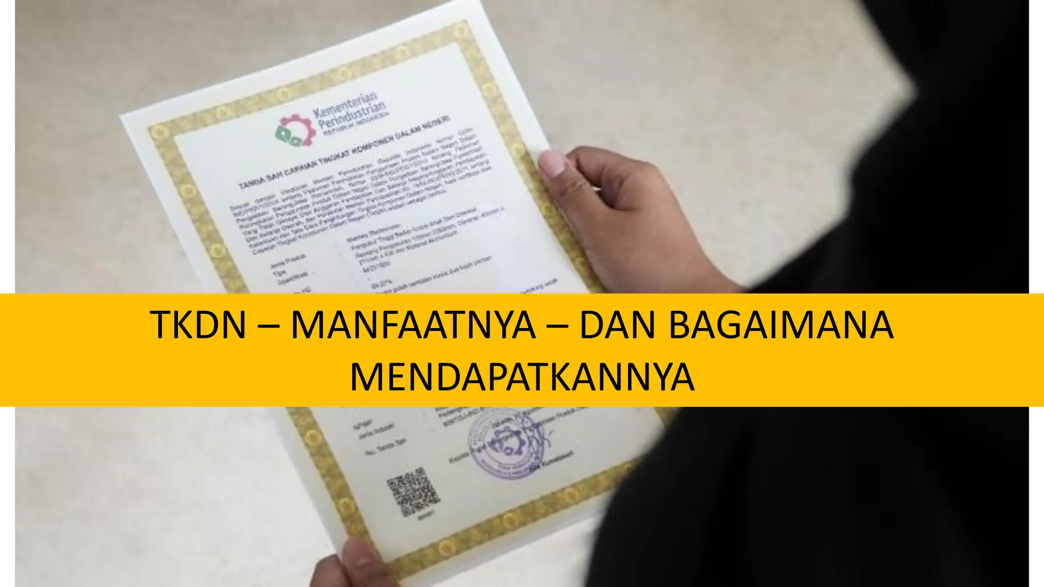 WA 0812 5226 3290 Sertifikat Syarat Pengurusan TKDN PPT