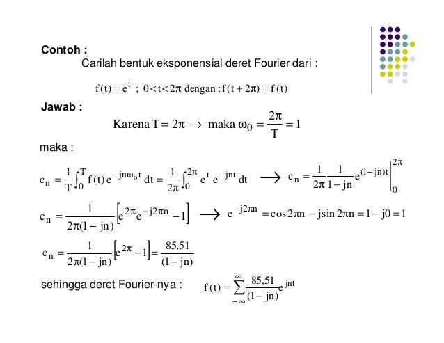 Tke 221 Slide Bab 9 Deret Fourier