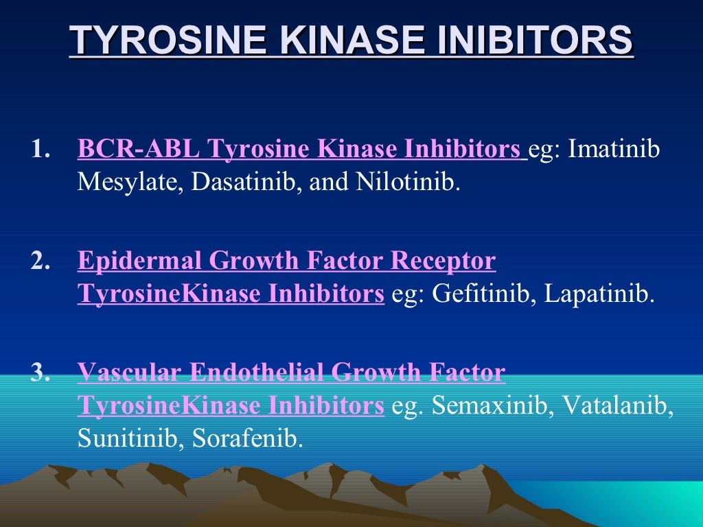 TYROSINE KINASE INHIBITORS