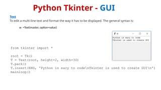 tkinterpptxguipythonImport it is named ‘tkinter | PPTX