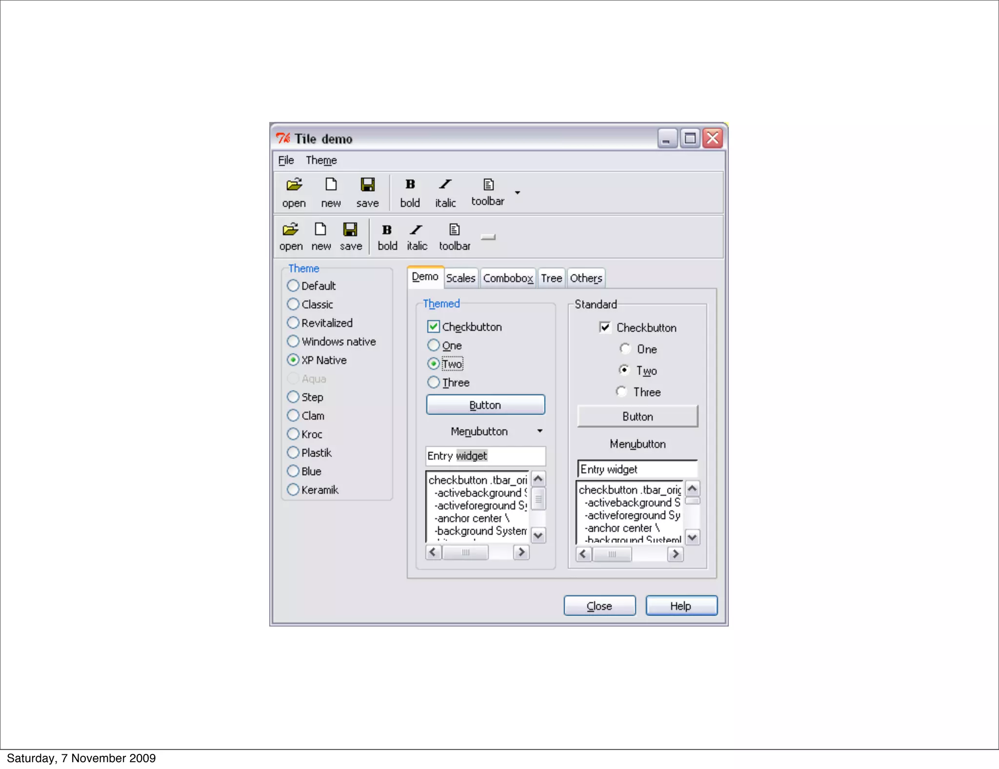 Saturday, 7 November 2009
 