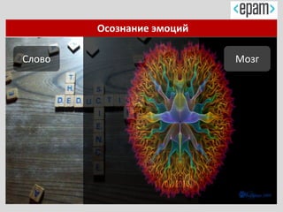 Осознание эмоций
МозгСлово
 