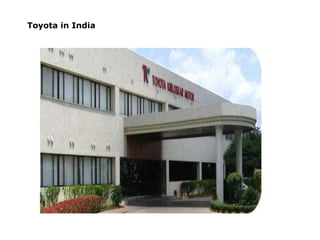 Toyota in India                                                                               