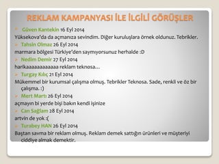Conversion Reklam Teknosa Reklam Analizi | PPTX
