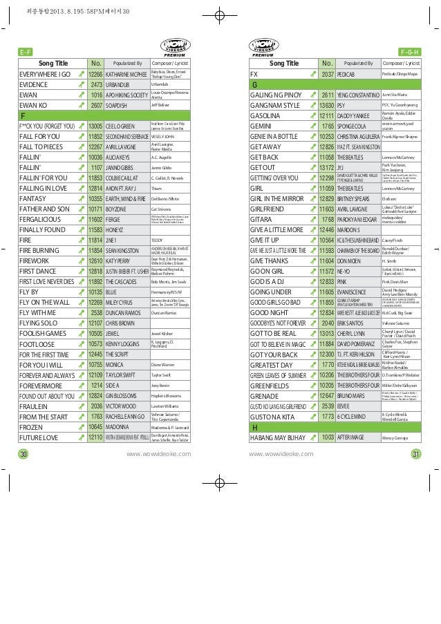 song list 2013 tkr 371mp song list 0905 2013 pdf song list 2013 tkr 371mp song list 0905 2013 pdf