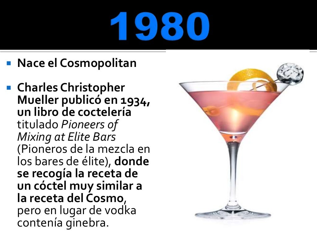 La Evolucion de la Cocteleria