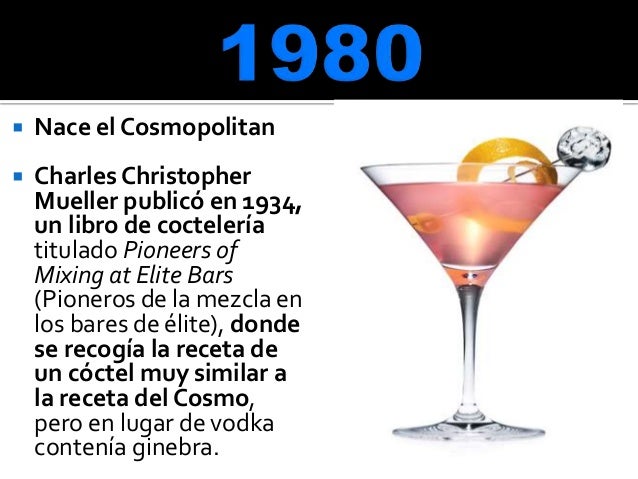 La Evolucion de la Cocteleria