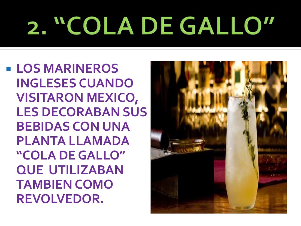 La Evolucion de la Cocteleria