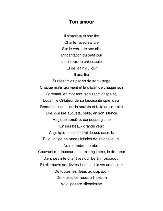 Ton Amour Poeme Traduit De L Arabe Ton Amour Poeme Traduit De L Arabe