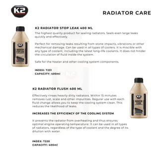 K2 KULER | Universal coolant with very high operating parameters | PDF