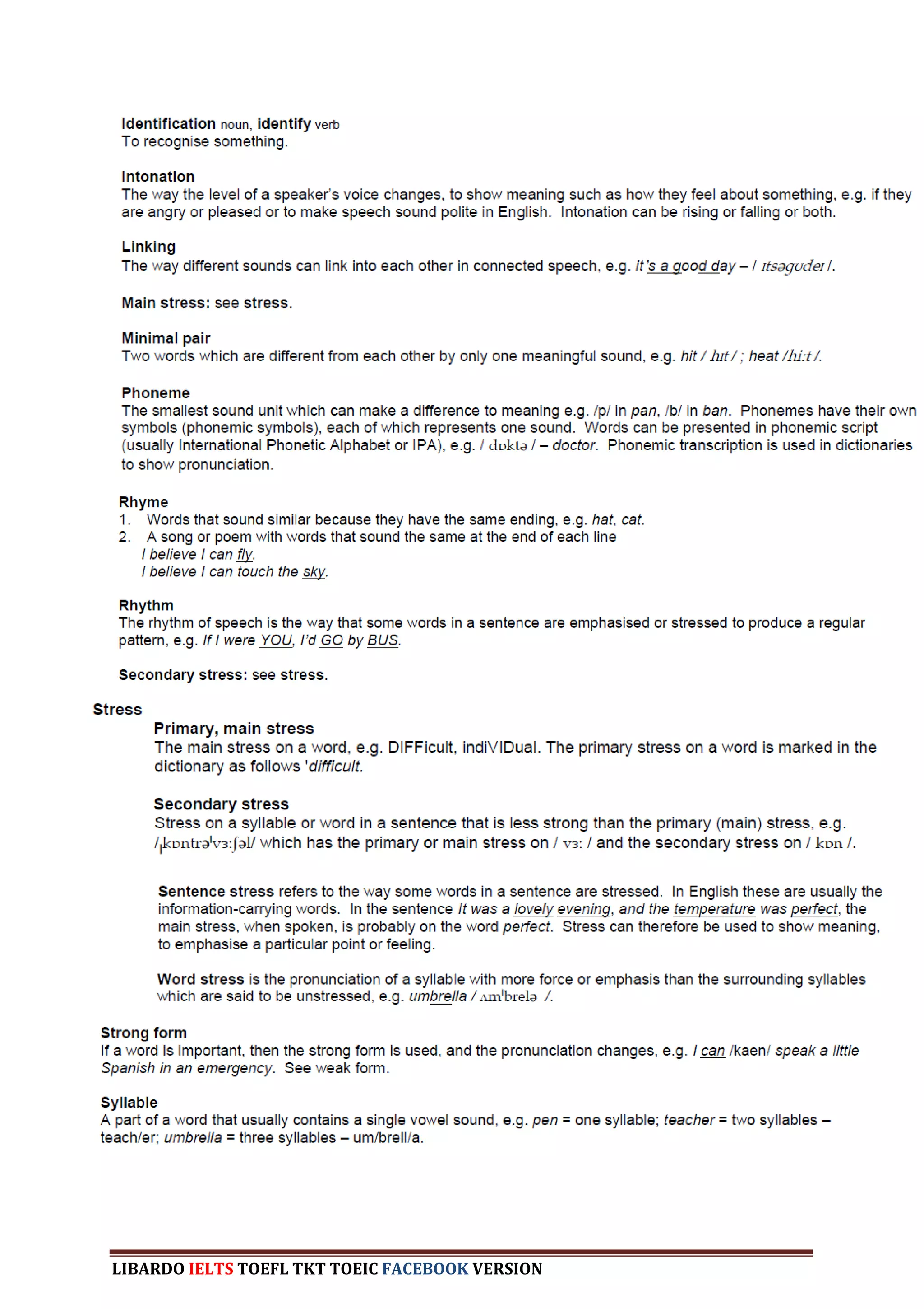 LIBARDO IELTS TOEFL TKT TOEIC FACEBOOK VERSION
 