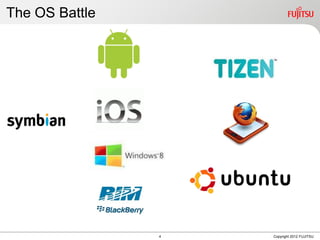 4 Copyright 2012 FUJITSU
The OS Battle
 