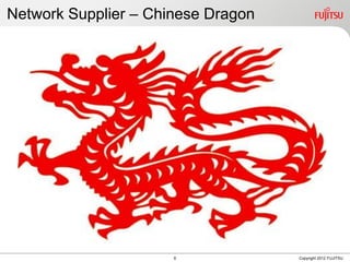 6 Copyright 2012 FUJITSU
Network Supplier – Chinese Dragon
 